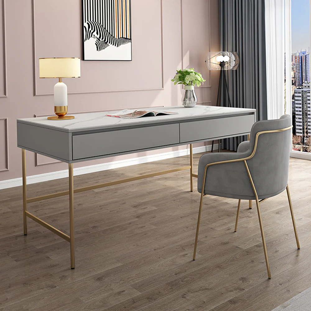 LUXORA WD1011 100/120/140/160cm Length Office Desk Stainless Steel Legs - Image 3