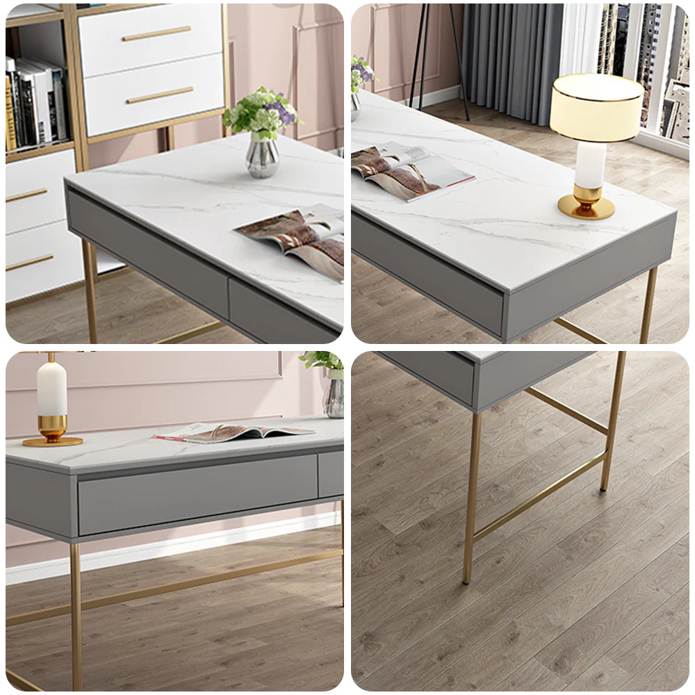 LUXORA WD1011 100/120/140/160cm Length Office Desk Stainless Steel Legs - Image 4