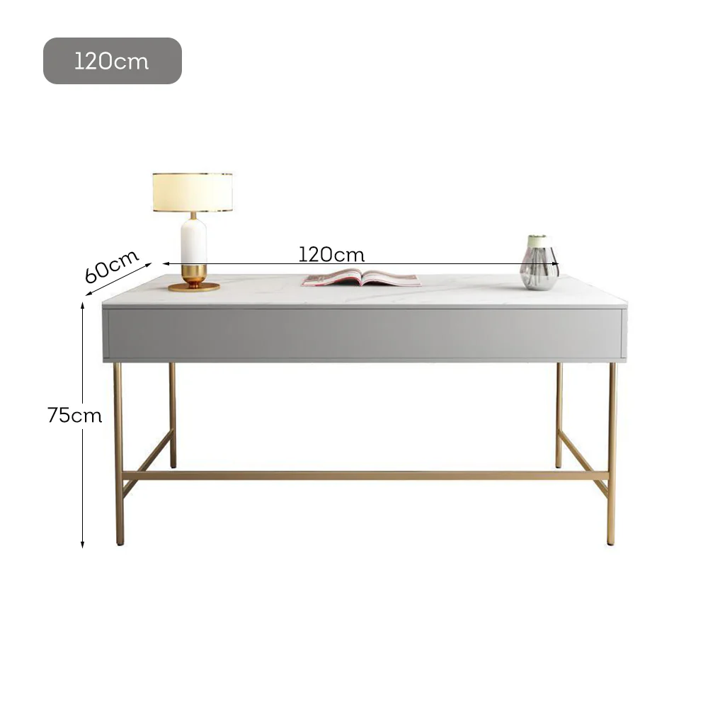 LUXORA WD1011 100/120/140/160cm Length Office Desk Stainless Steel Legs - Image 6