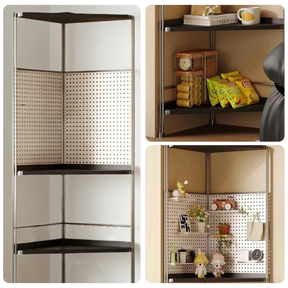 LIVARA 1120B Solid Wood Corner Storage Rack – Five-Tier Bookshelf, Eco-friendly Rubberwood, Compact Design - Image 13