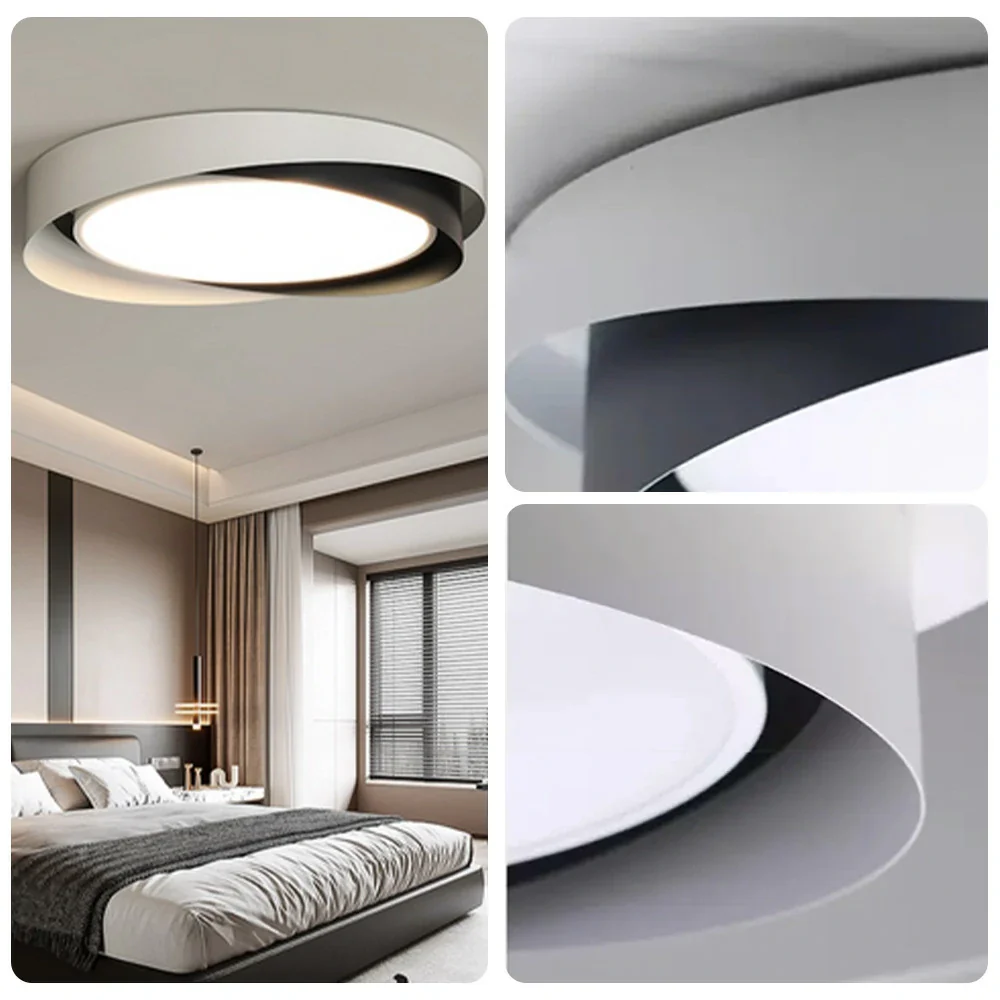 LIVARA 27W Aluminium Pendant Light with Full-Spectrum Eye-Protection LED, Three-Color Dimmable & PMMA Soft Diffuser - Image 3