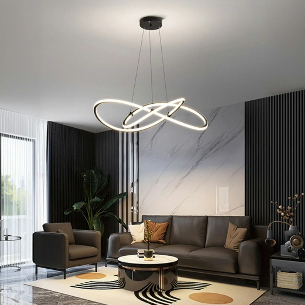 LIVARA 102W Pendant Light with Full-Spectrum Eye-Protection LED, Adjustable 1.5m Suspension & Matte Finish Moisture-Resistant Body - Image 2