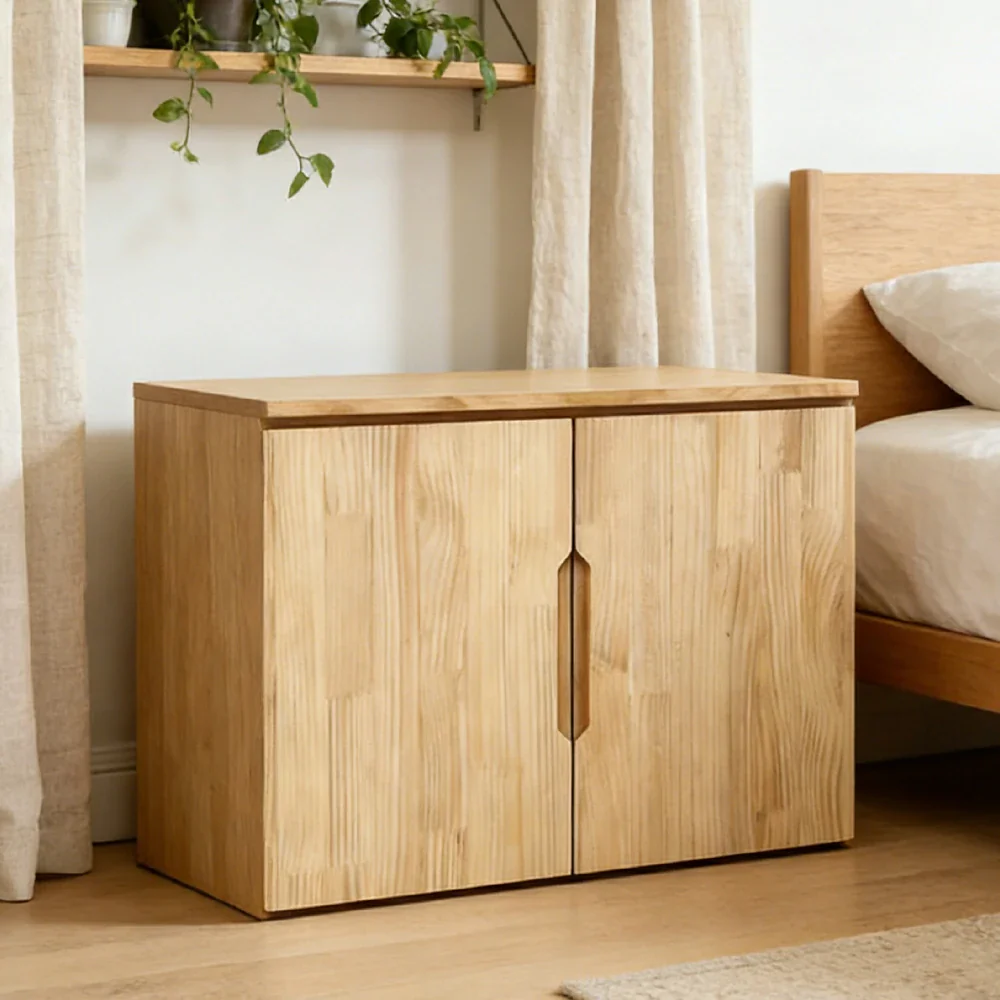 LIVARA 80/100cm Top Cabinet - Spacious Internal Storage with Solid Wood Construction, Soft-Close Hinges & Integrated Handles - Image 4