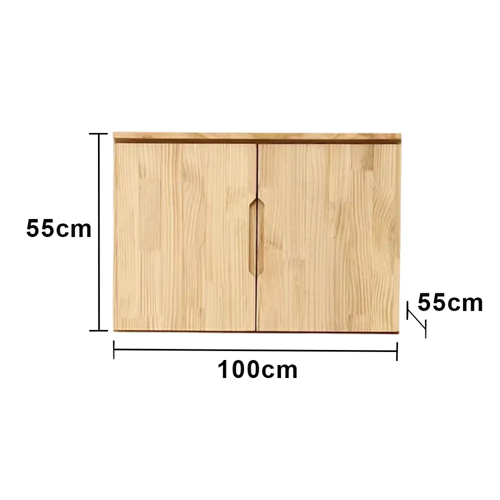 LIVARA 80/100cm Top Cabinet - Spacious Internal Storage with Solid Wood Construction, Soft-Close Hinges & Integrated Handles - Image 6