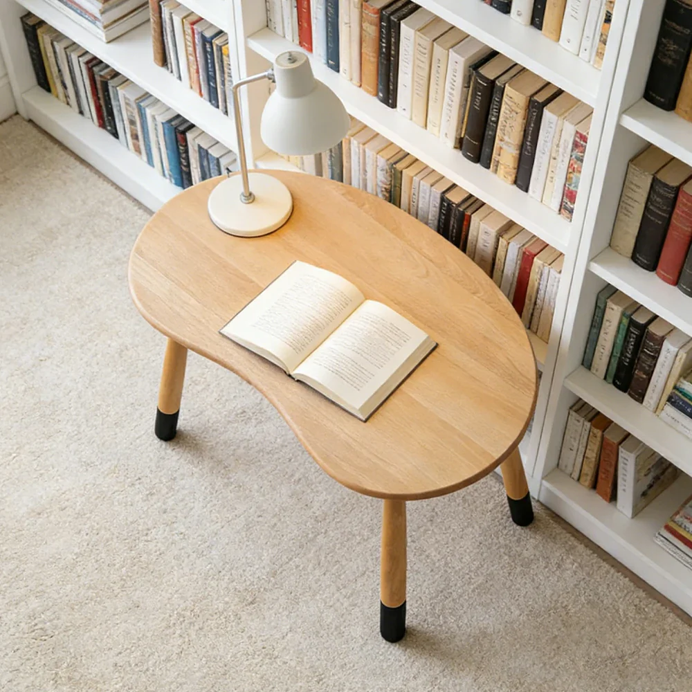 LIVARA Kids Adjustable Table, Four-Level Height Design, Solid Wood Construction, Thick Sturdy Tabletop with Rounded Edges - Image 2