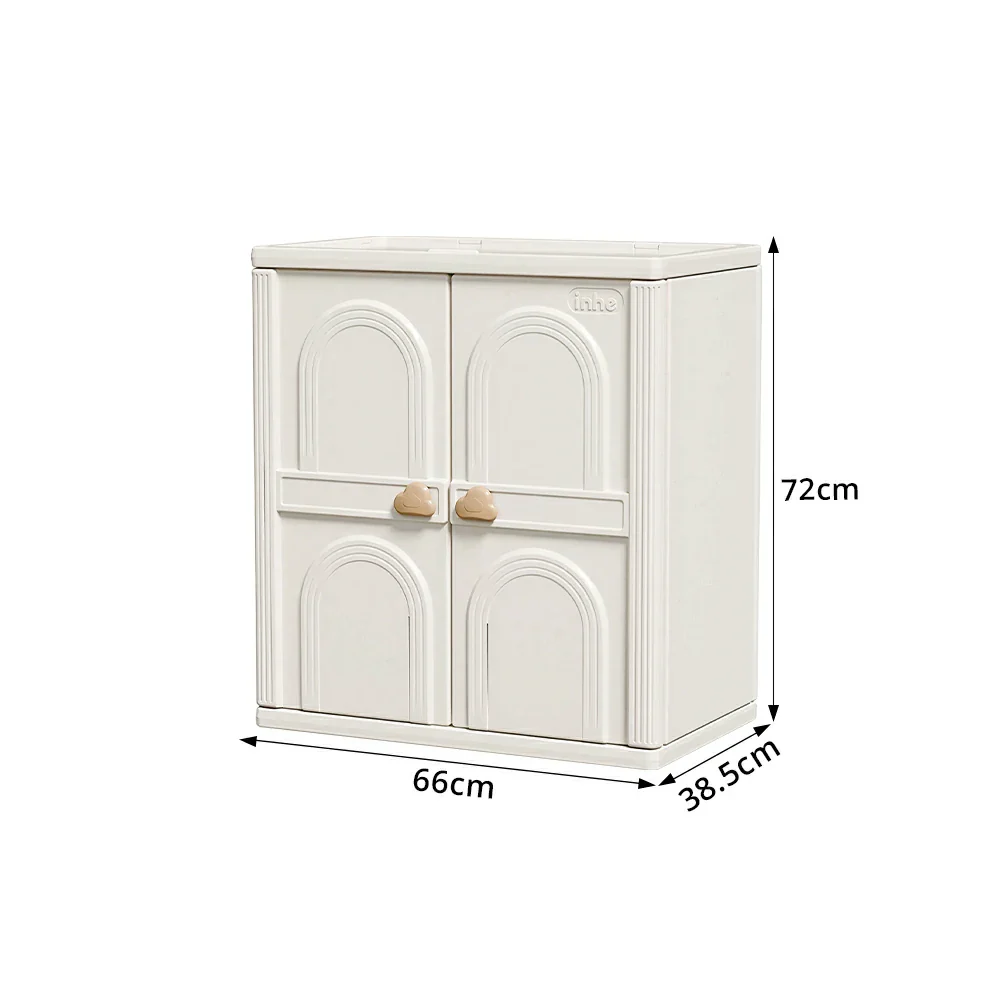 LIVARA Kids Nursery Storage Cabinet with Food-Grade PE and Top Shelf for Kids Room and Home Storage - Image 7