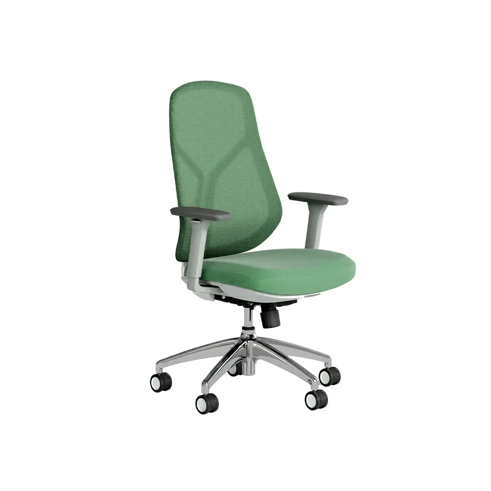 LIVARA Ergonomic Mesh Office Chair 3D Armrests Multi Lock Reclining Desk Chair Chrome Base for Home Office - Green