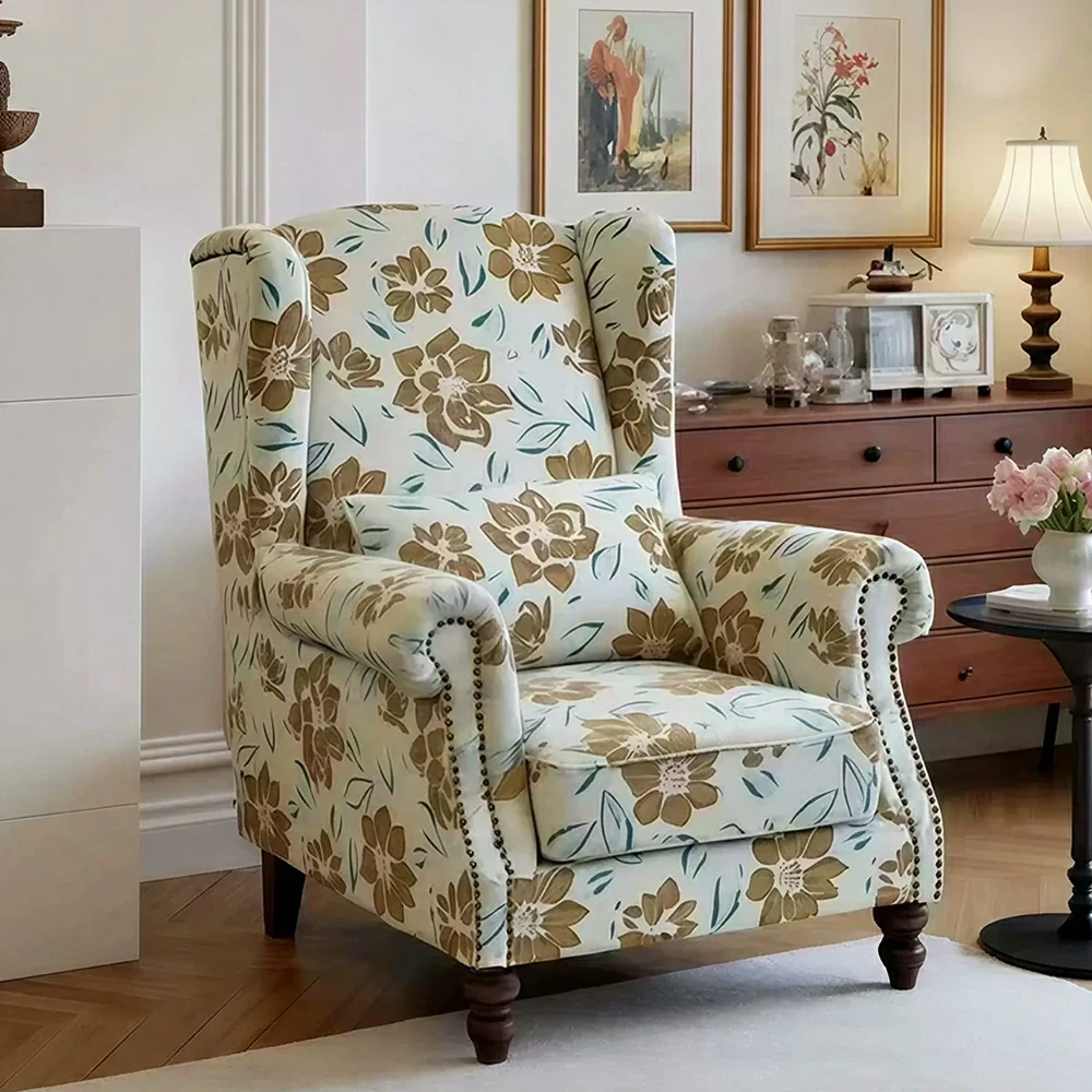 LIVARA Leisure Sofa Chair with Larch Wood Frame and Latex Cushion for Living Room Study and Balcony - Image 2