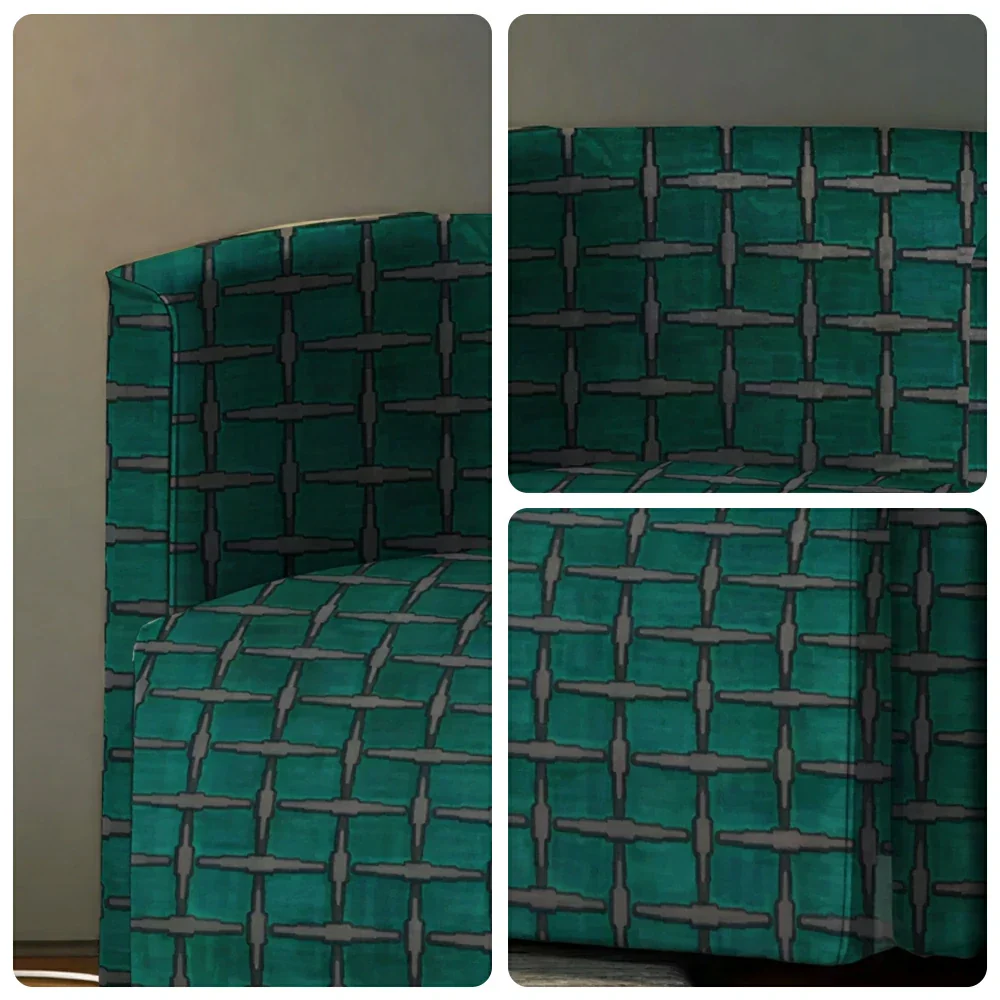 LIVARA Modern Lounge Sofa Chair with Solid Timber Frame and High-resilience Cushion for Living Room and Lounge - Green - Image 3