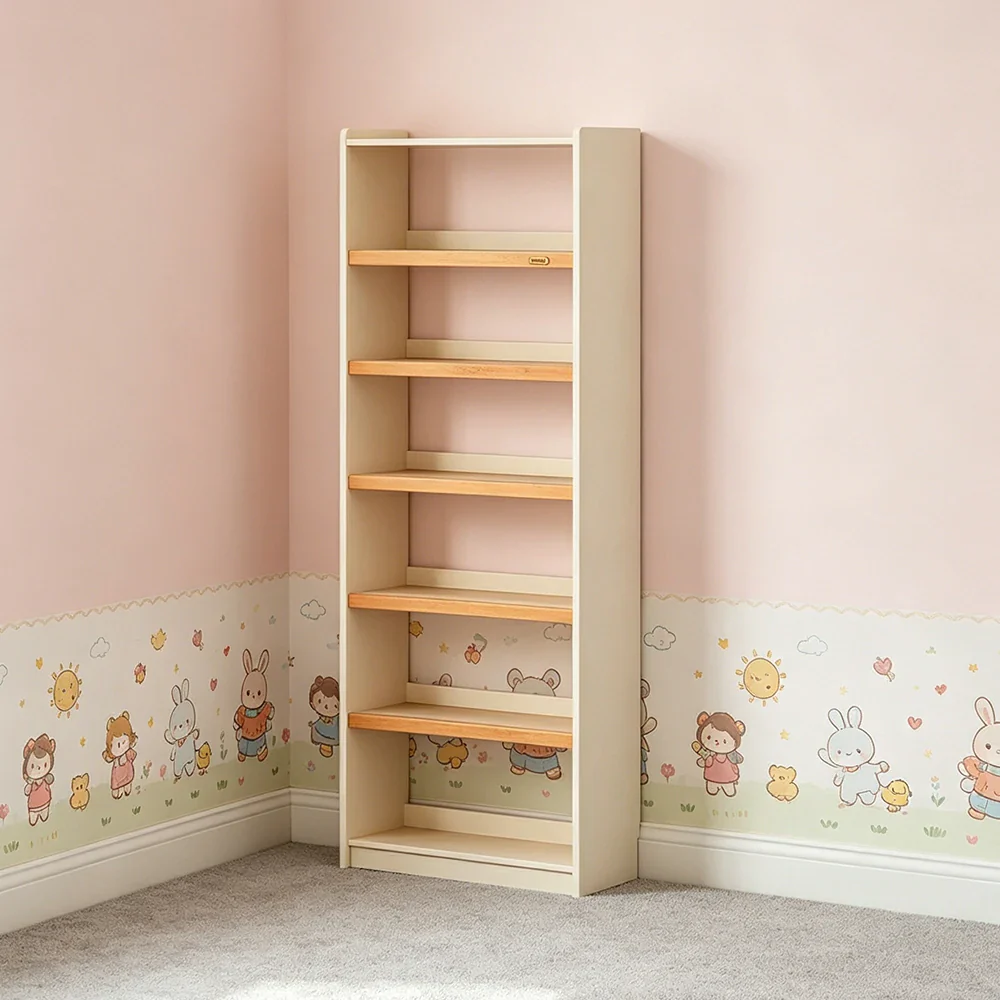 LIVARA 80cm Slim Solid Wood Bookshelf with Open Shelves and No Back Panel for Study Bedroom and Small Spaces - Image 6