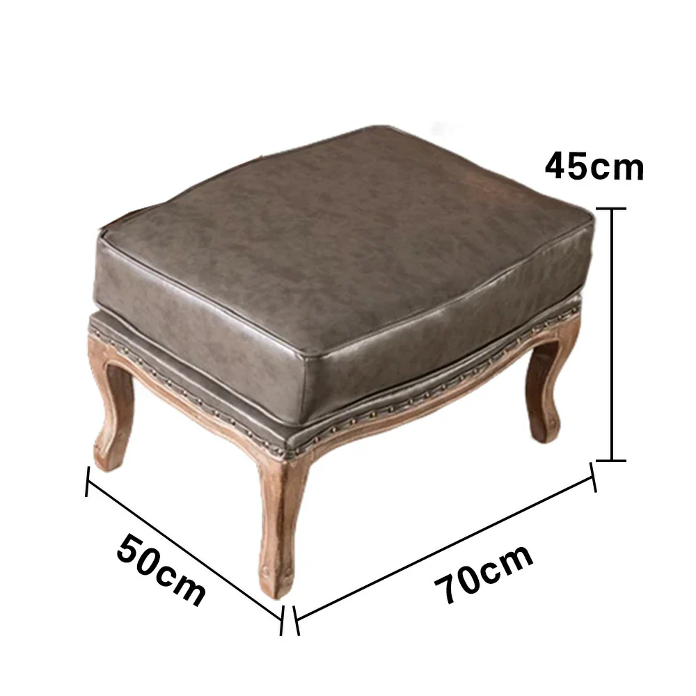 LIVARA Green Orchid Embroidered Velvet Armchair with Matching Ottoman - Soft Velvet Upholstery, High-Resilience Cushion, Solid Wood Frame - Grey - Image 10