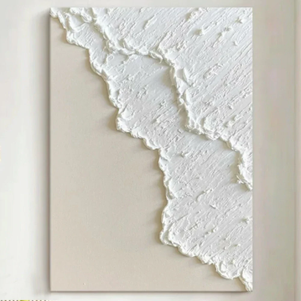 LIVARA Hand-Painted Oil Painting 60/80/120cm - Contemporary Wall Art Featuring Soft Colours and Organic Forms for Tranquil Ambience - Image 3