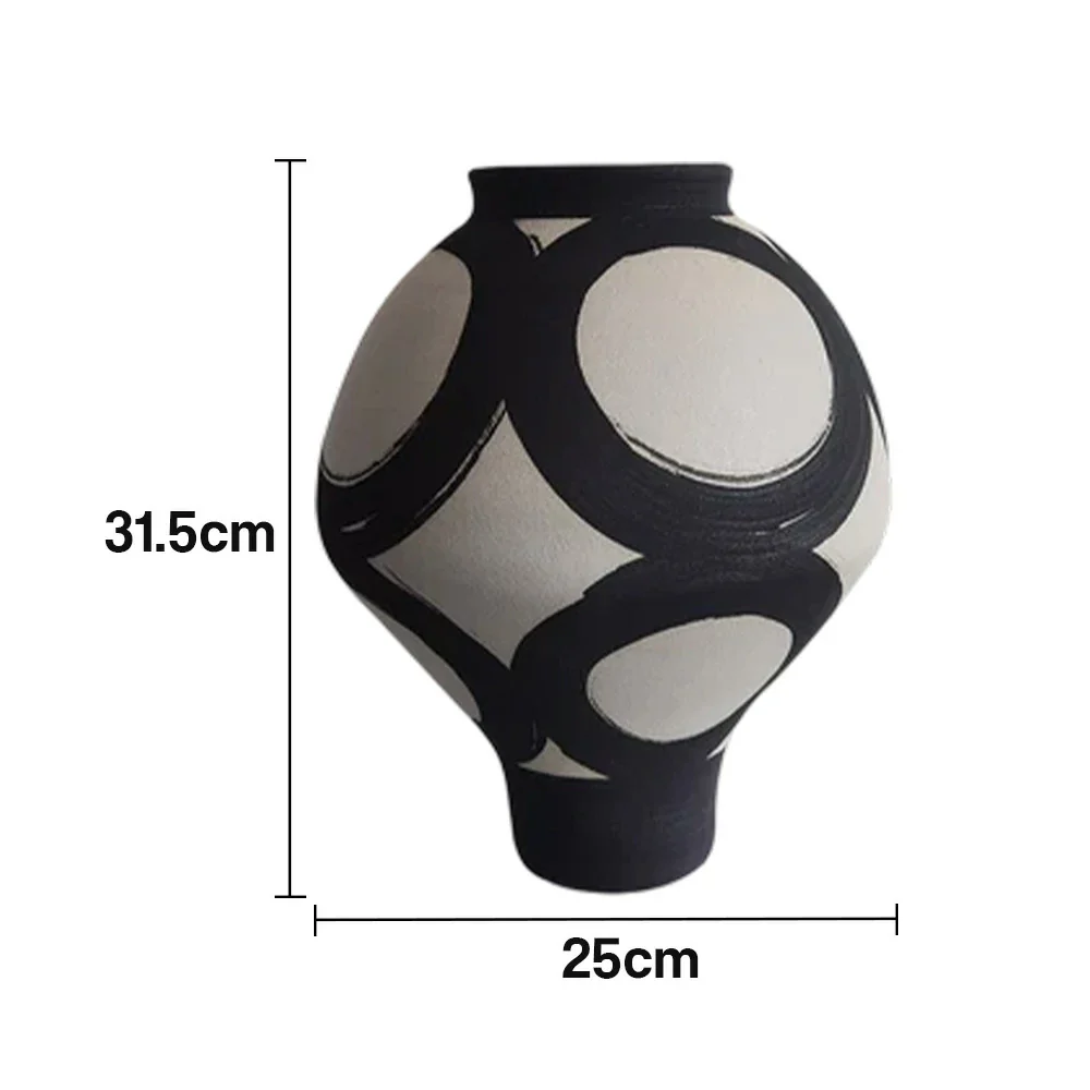 LIVARA Ceramic Vase Ornament Stable Glaze Structure Designed for Long-Term Display Matte Ceramic - Image 5