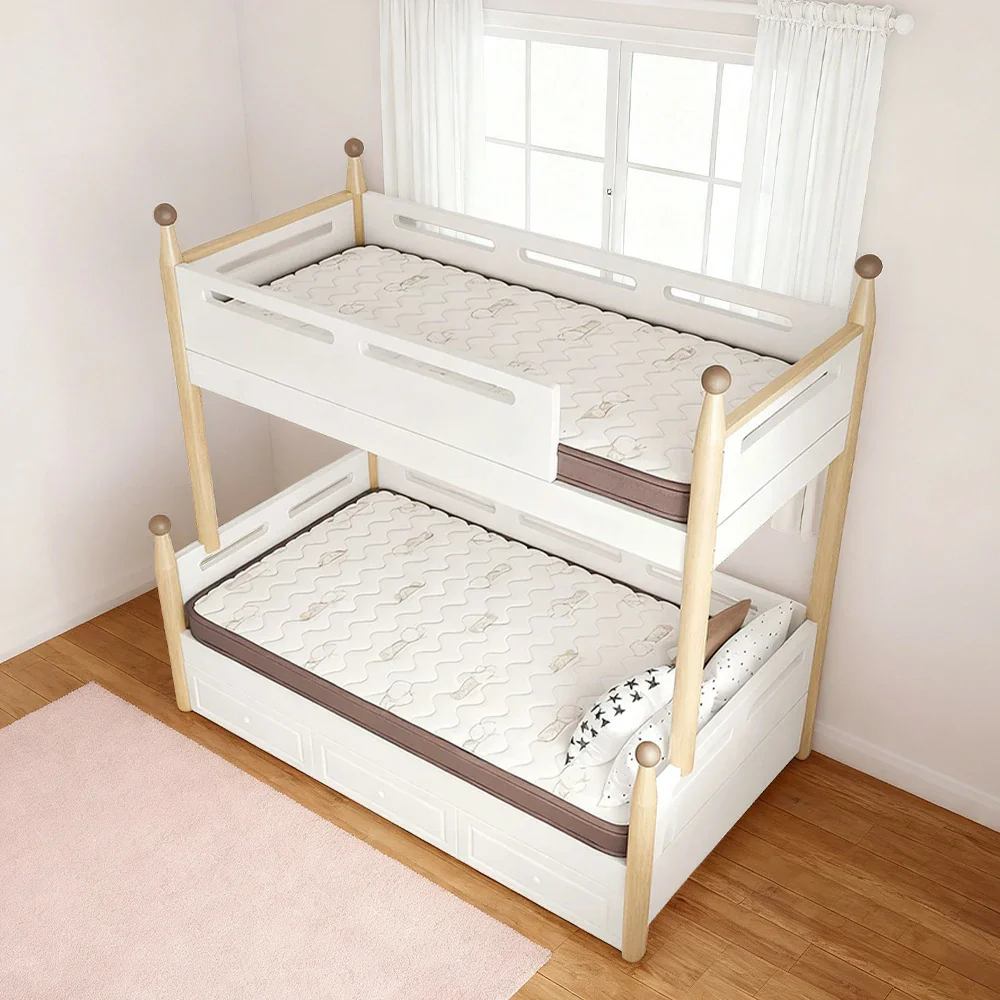 LIVARA Latex Coir Mattress 120/150/180cm - 8cm Thick, Resilient Support, Antibacterial, Breathable Cotton Surface, Safe Rounded Corners - Image 2
