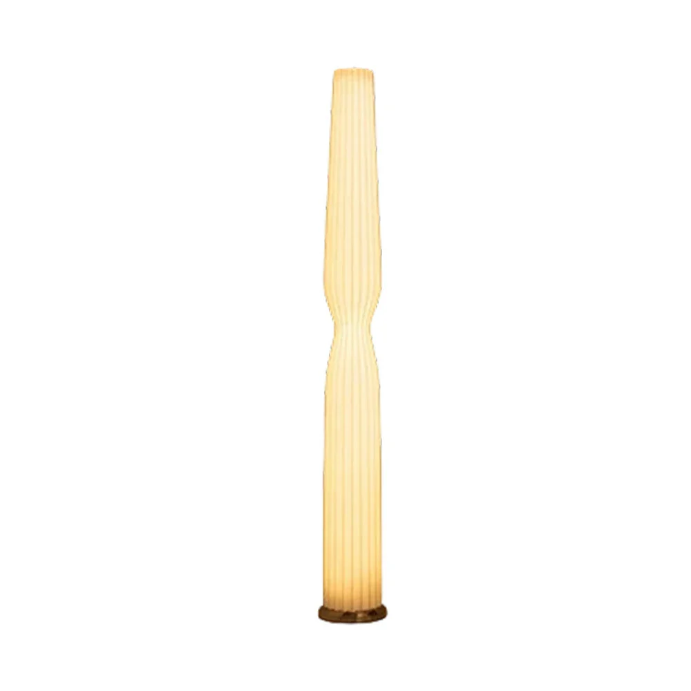 LIVARA Floor Lamp Eye-Care Lighting Iron Frame Rose Gold Colour High-Transparency Shade Modern Look