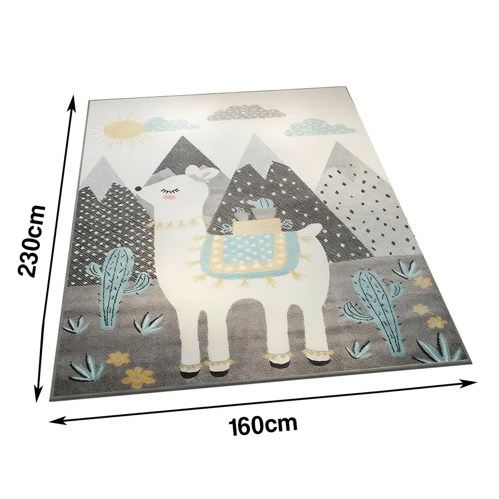 LIVARA Floor Rugs 160/200cm - designed for comfort with soft Belgian velvet, high-density short-pile that hides dust easily, and a non-slip rubber back safe for timber and tile floors - Image 5