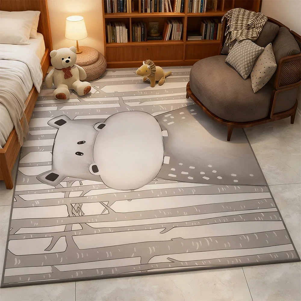 LIVARA Floor Rugs 160/200cm - providing luxury Belgian velvet comfort, short-pile practicality, and anti-slip security while blending seamlessly into modern home décor - Image 4