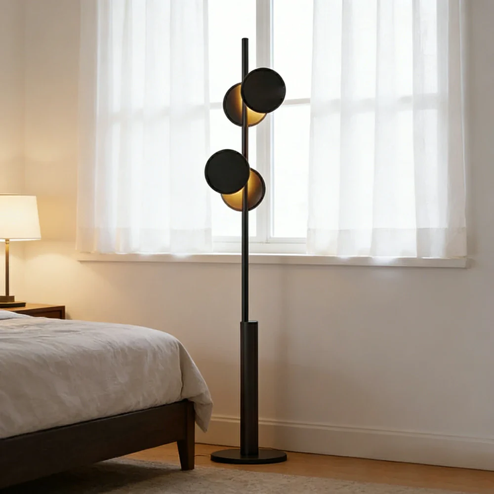 LIVARA XS-6 Floor Lamp with Soft Ambient Lighting Iron Frame and Stable Base for Modern Home Decor - Image 2