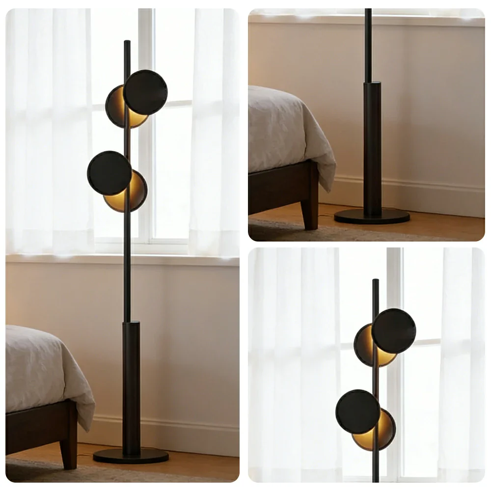 LIVARA XS-6 Floor Lamp with Soft Ambient Lighting Iron Frame and Stable Base for Modern Home Decor - Image 3