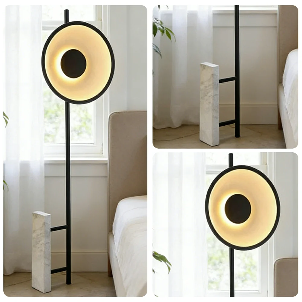 LIVARA XS-22 Floor Lamp with Soft Ambient Lighting Iron Frame and Stable Base for Modern Home Decor - Image 3