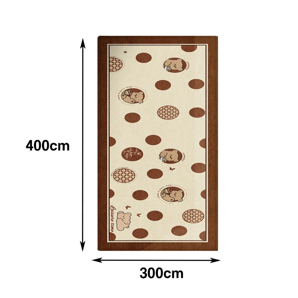 LIVARA 160/300cm Floor Rugs Theme Soft Silk Anti Slip Easy Clean High Density Short Pile Fabric Stain Resistant Low Maintenance - Image 6