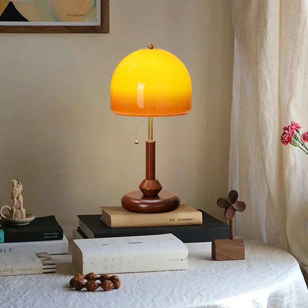 LIVARA Vintage Creative Table Lamp Three Color Temperatures E27 Ceramic Glass Energy-efficient Design - Image 2