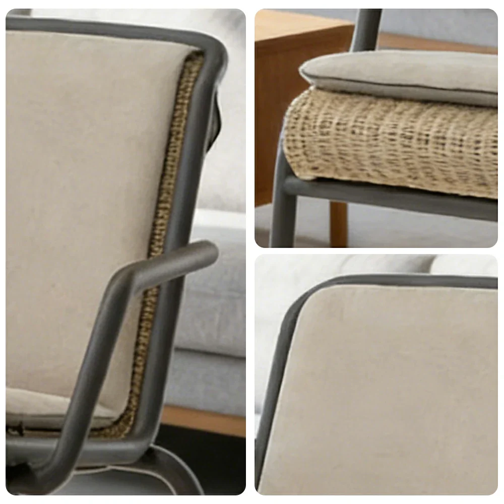 LUXORA Swivel Sofa Chair - 2.0mm Aluminium Frame, UV and Rust-Resistant Finish, Quick-Dry Cushion, Indoor and Outdoor Use - Image 3
