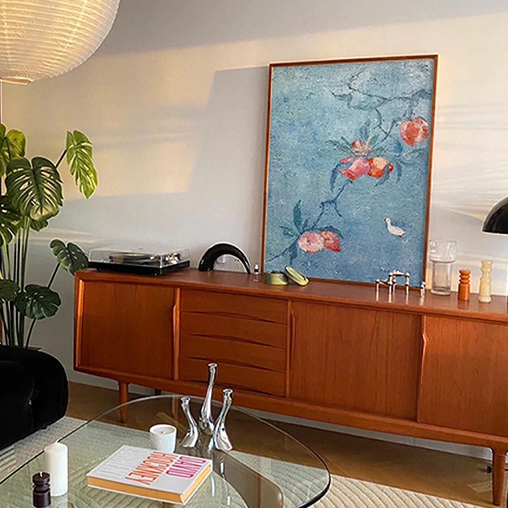 LUXORA Hand-Painted Oil Painting 90/120/180cm - Elegant Hand-Painted Canvas Art in Soft Neutrals for Refined and Clean Spaces - Image 4