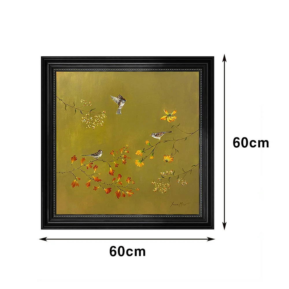 LUXORA Hand-Painted Oil Painting 60/90/140cm - Neutral Hand-Painted Canvas That Adds Calm and Warmth to Living Areas - Image 5