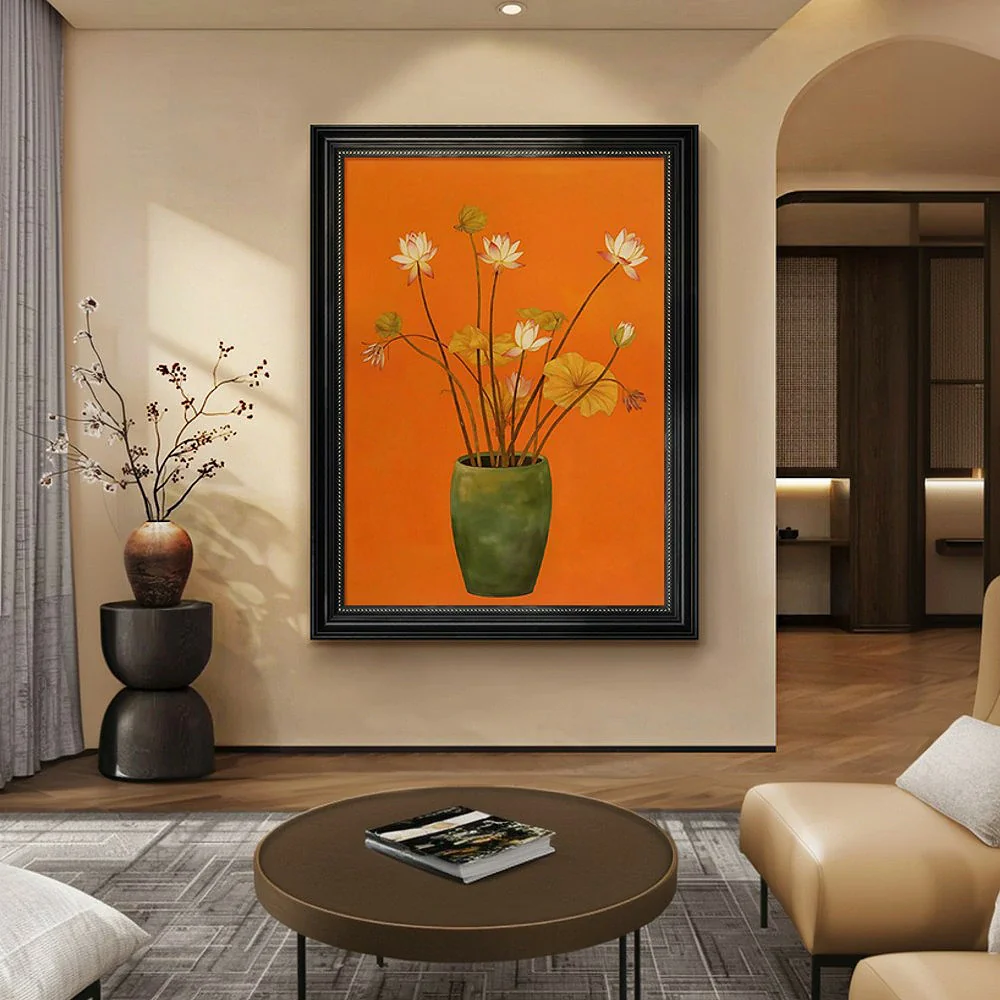 LUXORA Hand-Painted Oil Painting 50/80/120cm - Modern Minimalist Painting for Creating Warm and Balanced Home Atmosphere - Image 2