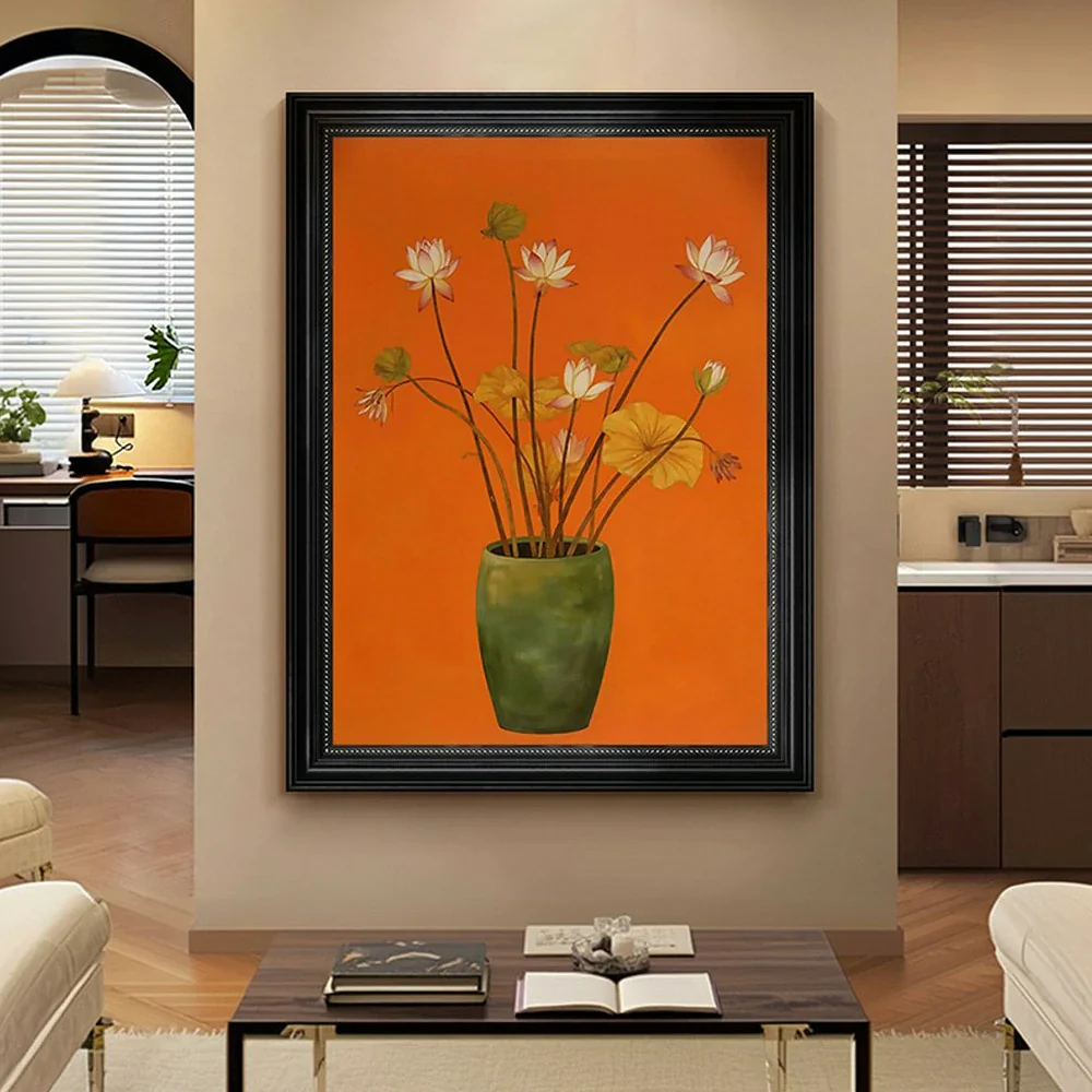 LUXORA Hand-Painted Oil Painting 50/80/120cm - Modern Minimalist Painting for Creating Warm and Balanced Home Atmosphere - Image 4
