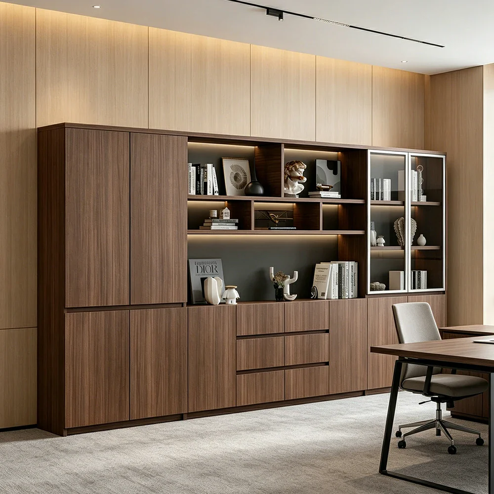 LUXORA 3.2m File Cabinet Large Capacity Office Storage Cabinet for Study Workspace - Image 2
