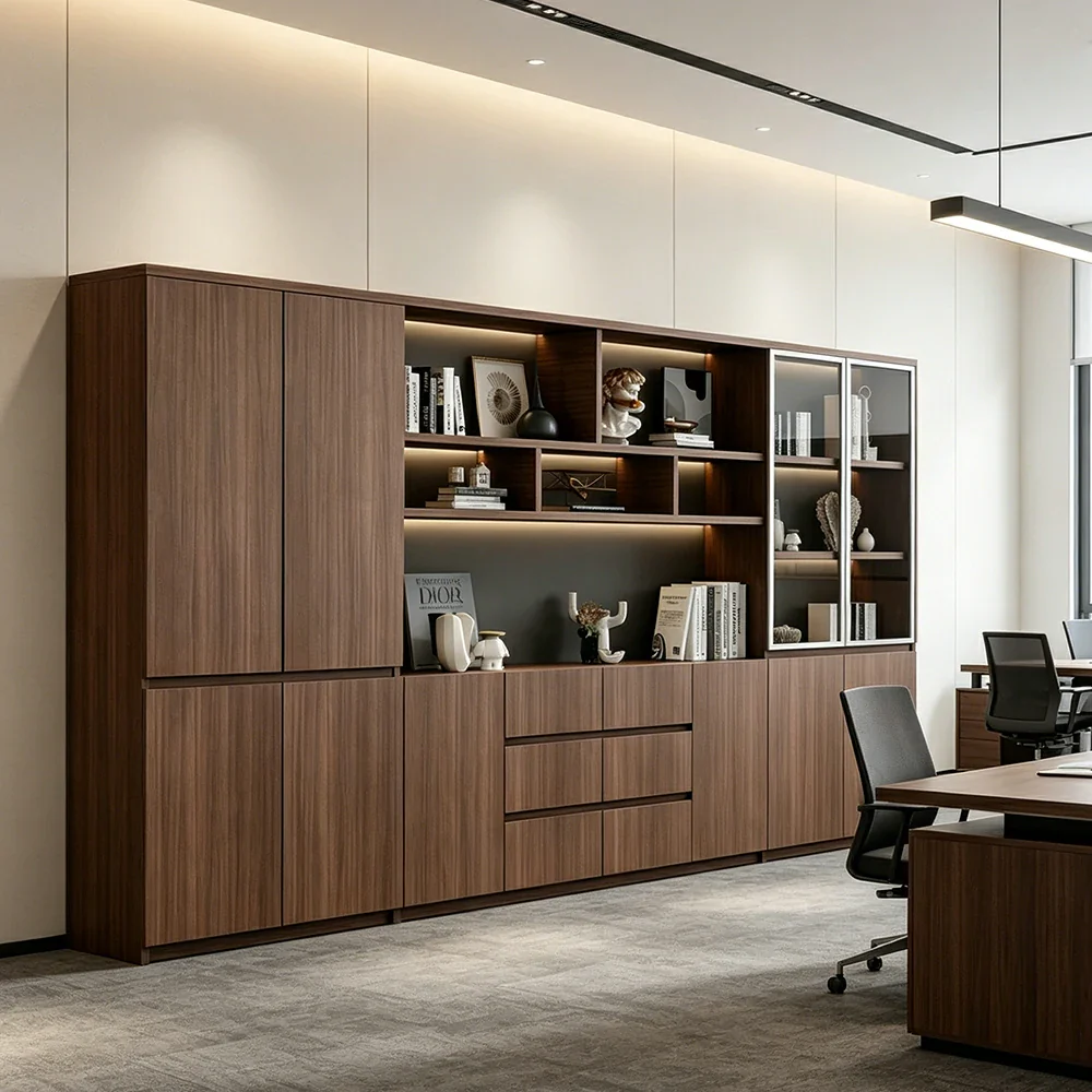 LUXORA 3.2m File Cabinet Large Capacity Office Storage Cabinet for Study Workspace - Image 5