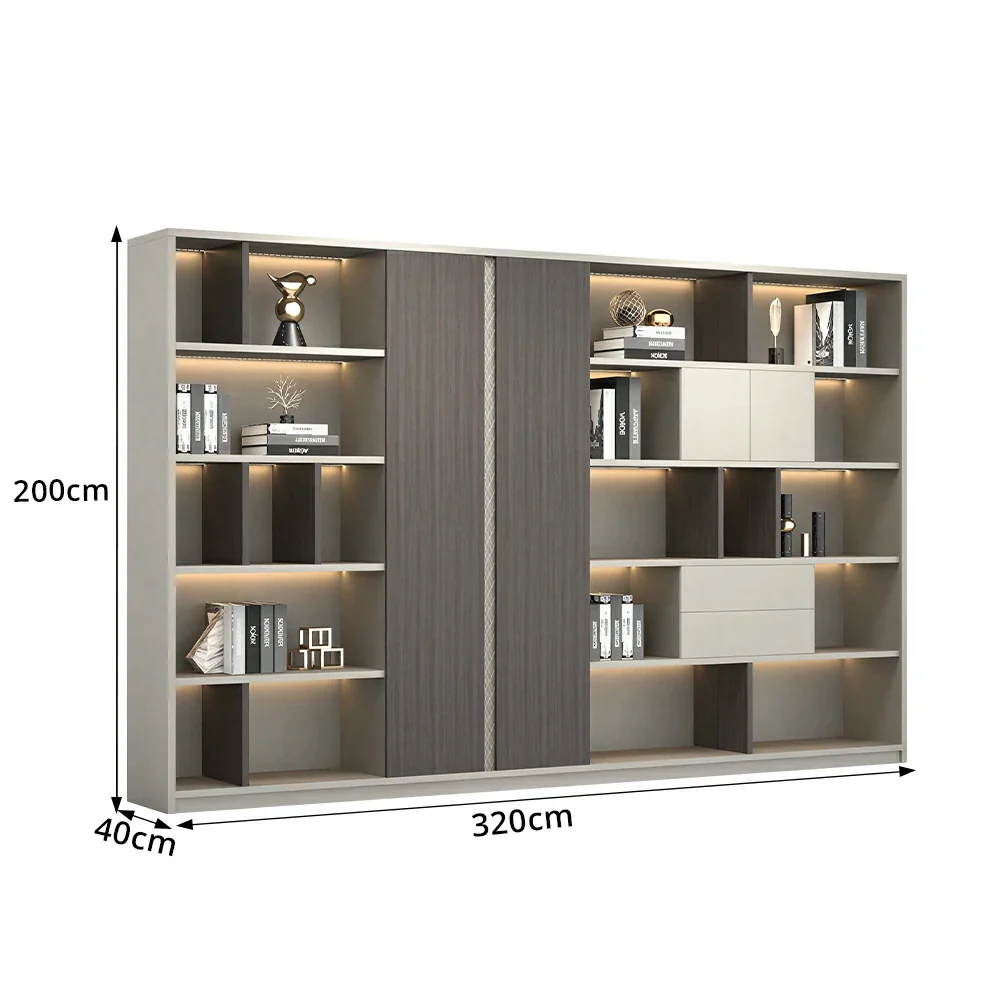 LUXORA 8 Door Steel Filing Cabinet - Lockable Office Storage Cabinet for Documents - Khaki - Image 7