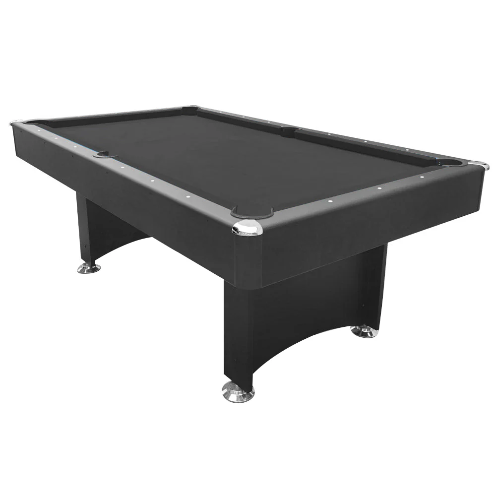 CUETIQ 7FT Modern Design Pool Table Snooker Billiard Table Black Frame With Free Accessories - Image 11