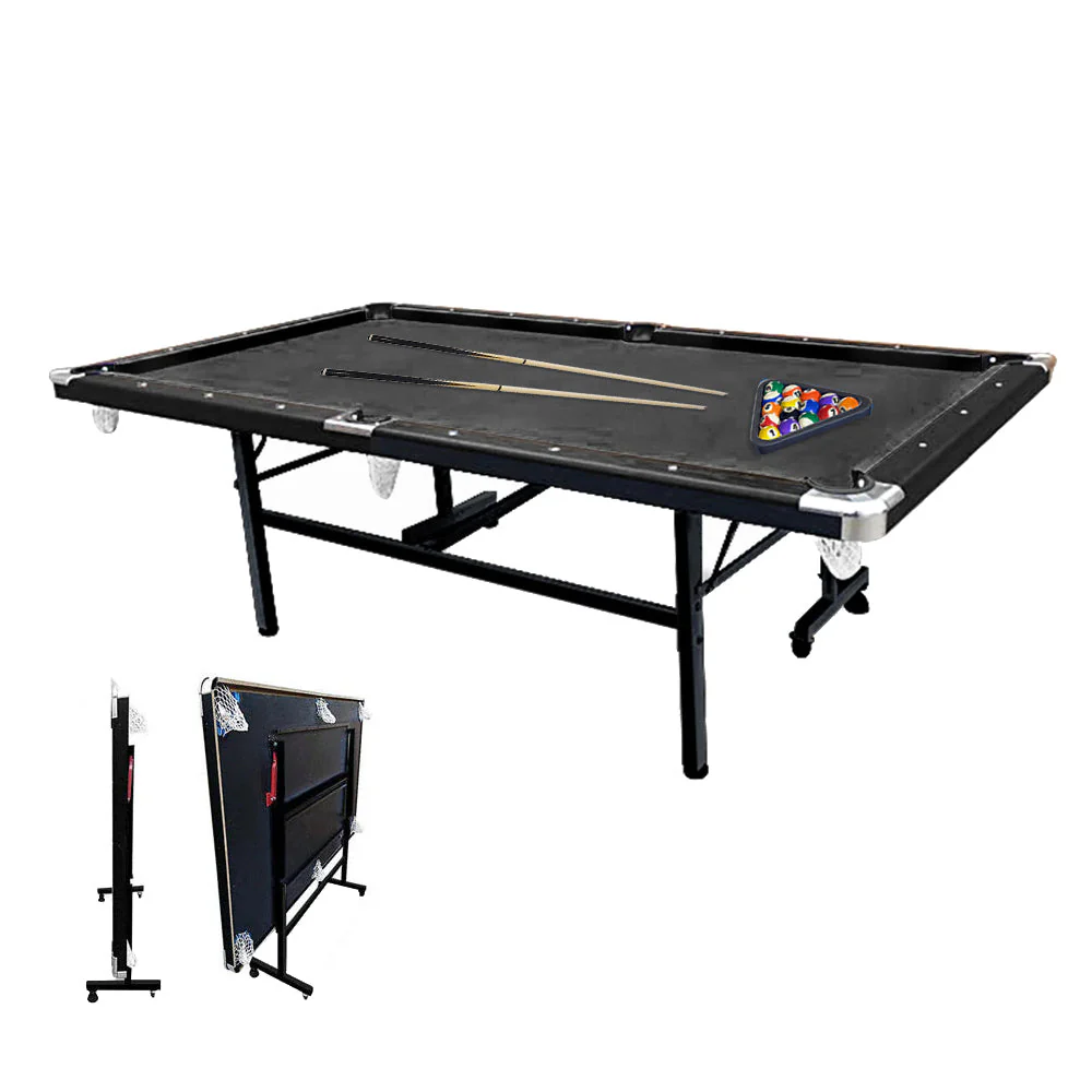 CUETIQ 7FT Foldable Pool Table Billiard Table Free Accessory For Small Room - Image 19