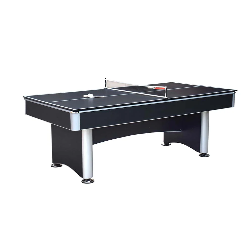 CUETIQ 7FT MDF 3-IN-1 Pool Table/Table Tennis Table/Dining Table-Black - Image 10
