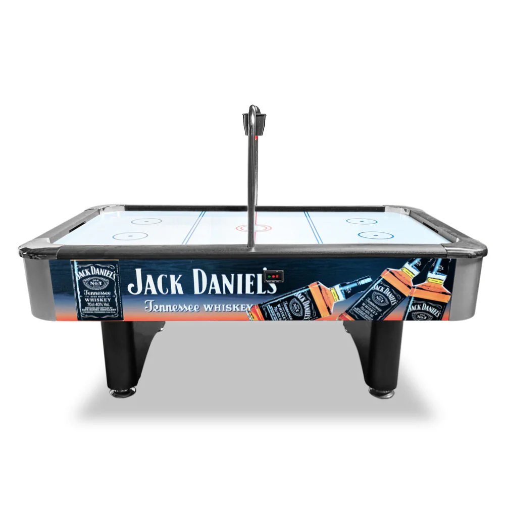 AIRMAX JDA019 JD logo 7FT Air Hockey Table with Bridge Electronic Scoreboard - Image 3