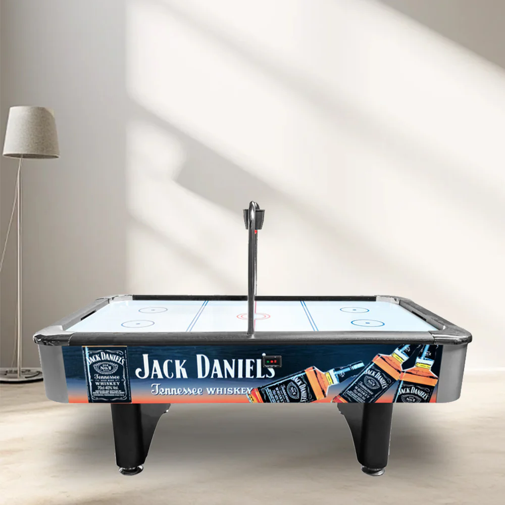 AIRMAX JDA019 JD logo 7FT Air Hockey Table with Bridge Electronic Scoreboard - Image 5