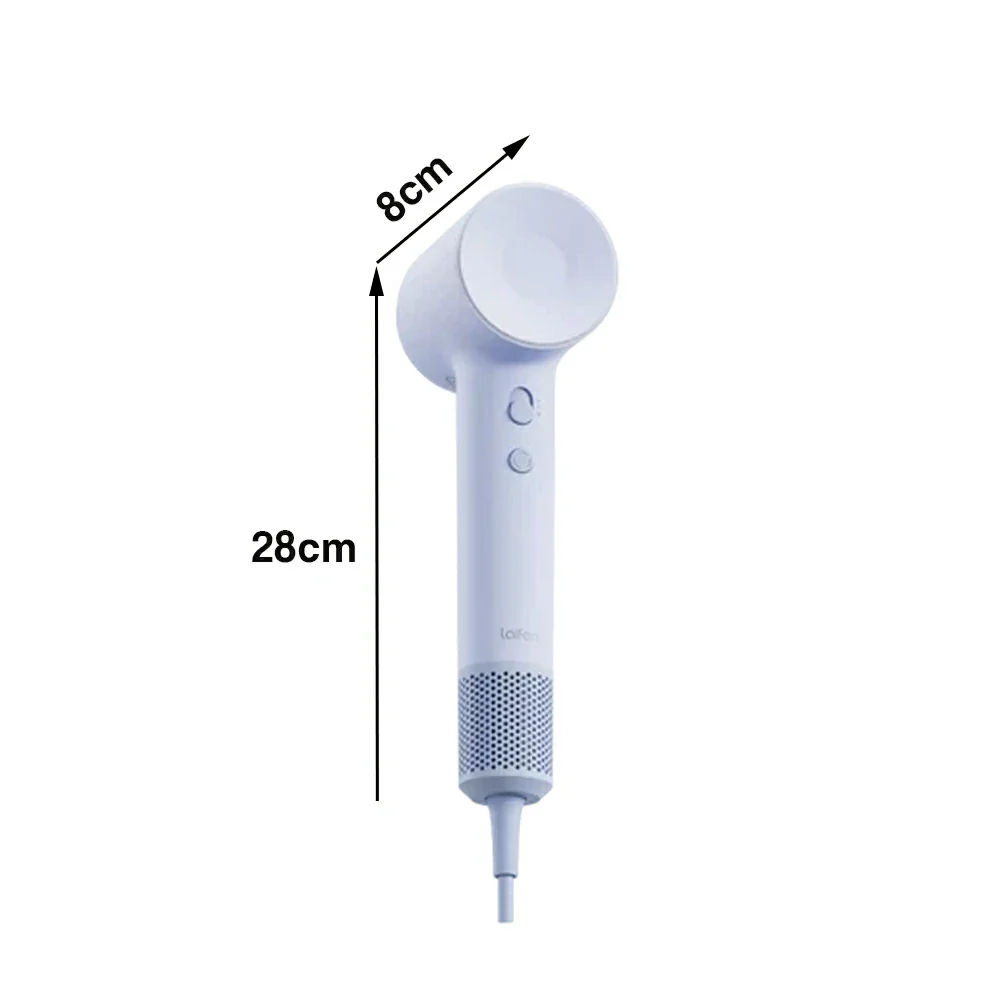 NEVORA High-Speed Hair Dryer - Intelligent Temperature Control, 200M Negative Ions, Low Noise, Magnetic Nozzle - Blue - Image 5