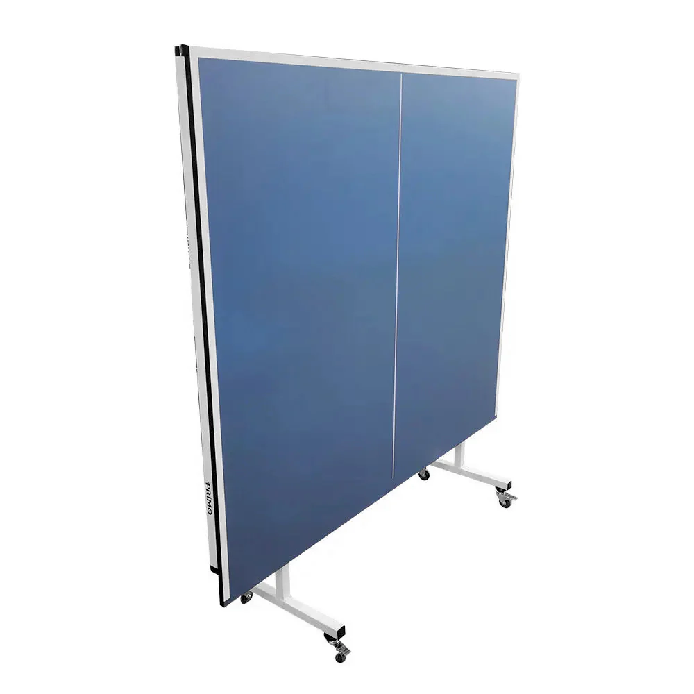 PRIMO Optimal 16mm Indoor Blue Top Foldable Solo Play Table Tennis Pingpong Table-Bats Balls Net - Image 7