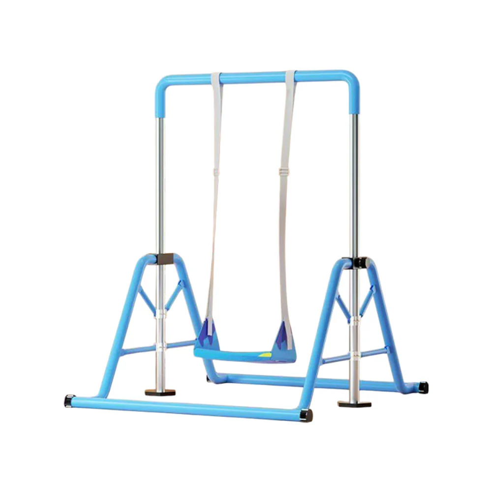 WIGLOO 115-155cm Adjustable Height Foldable Kids Horizontal Bar Chin Up Pull Up Bar - Image 19