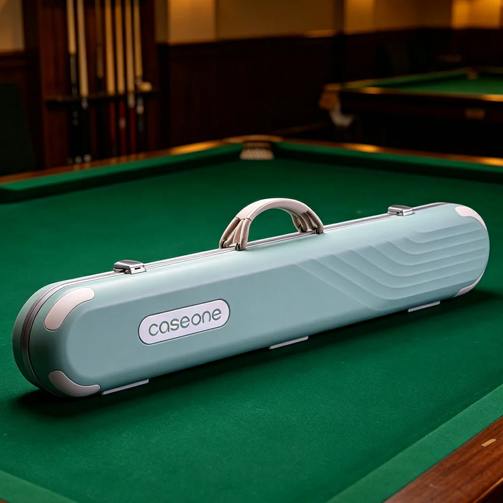QUESLA Billiard Cue Case 3 Butts 4 Shafts EVA Hard Shell Waterproof Portable Storage 83.5cm Home Club Travel Use - Blue - Image 4