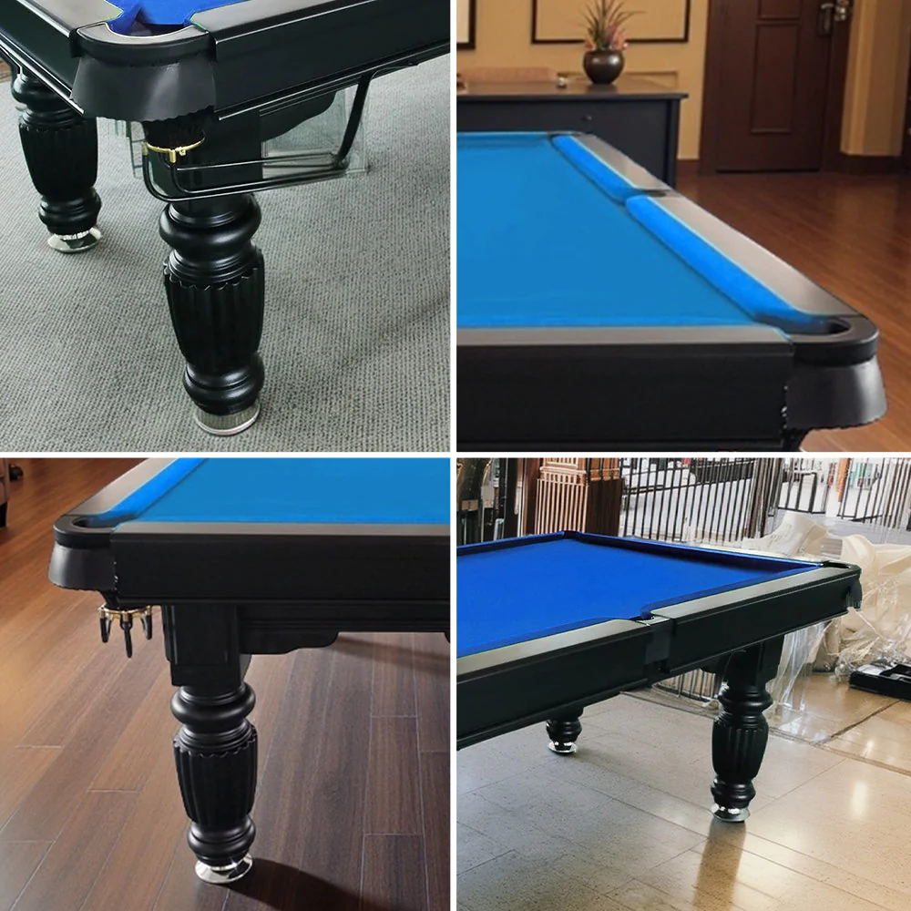 QUESLA 7FT Pool Table 2025 Model - Classic Slate Design Upgraded with Reinforced Legs & Pro Ball Nets - Professional Billiard Table, Solid Timber Black Frame - Image 19