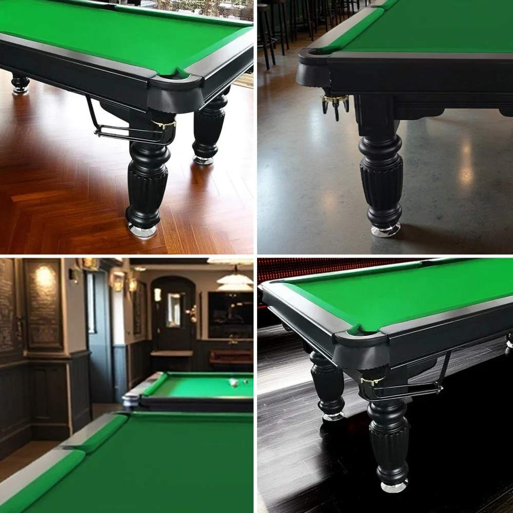 QUESLA 7FT Pool Table 2025 Model - Classic Slate Design Upgraded with Reinforced Legs & Pro Ball Nets - Professional Billiard Table, Solid Timber Black Frame - Image 24