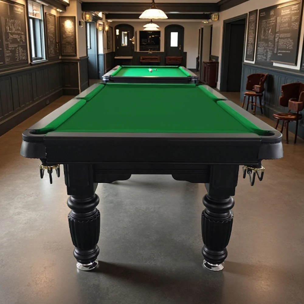 QUESLA 7FT Pool Table 2025 Model - Classic Slate Design Upgraded with Reinforced Legs & Pro Ball Nets - Professional Billiard Table, Solid Timber Black Frame - Image 26