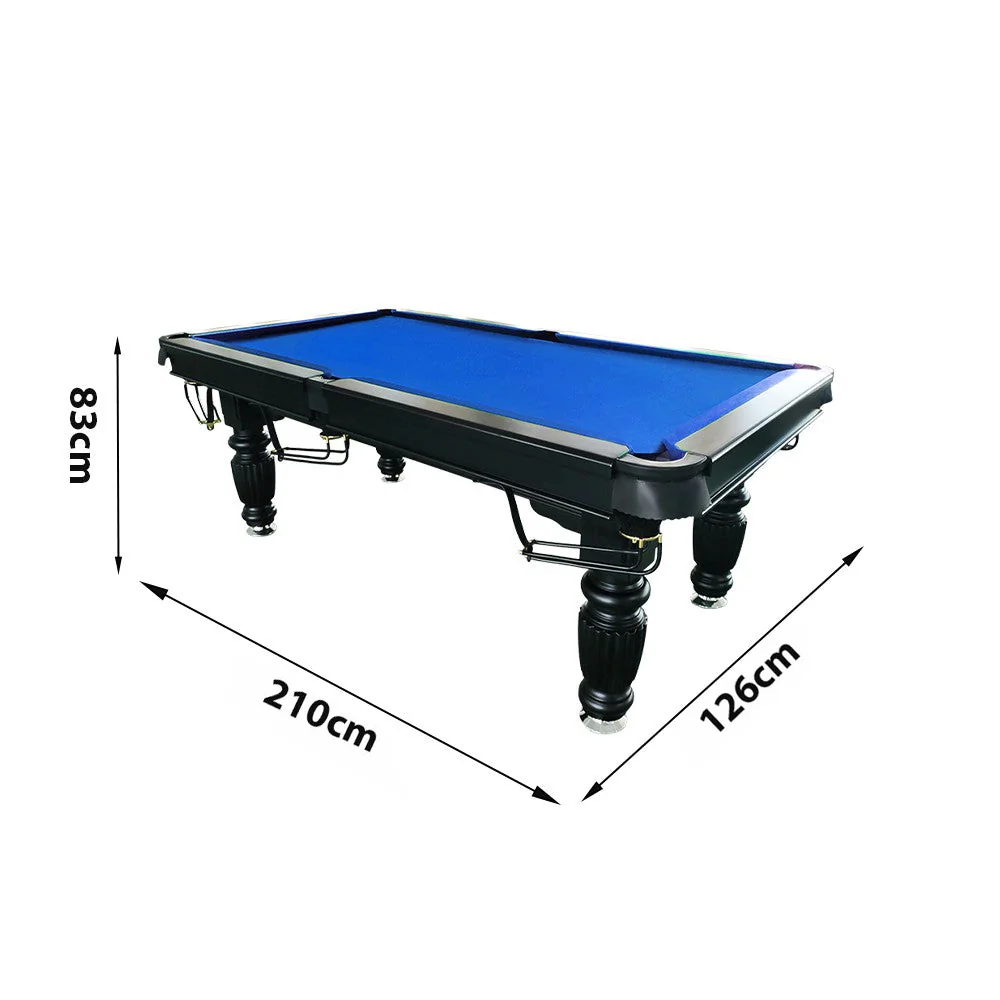QUESLA 7FT Pool Table 2025 Model - Classic Slate Design Upgraded with Reinforced Legs & Pro Ball Nets - Professional Billiard Table, Solid Timber Black Frame - Image 74