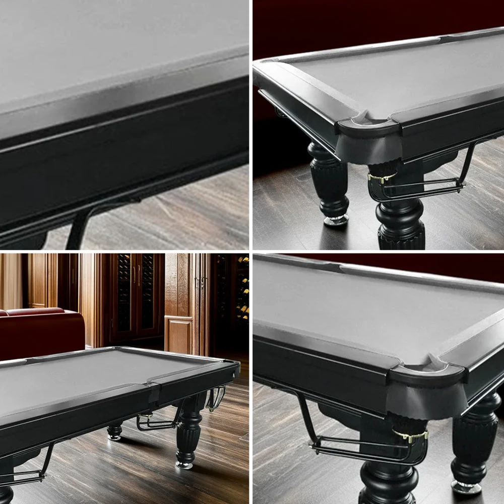 QUESLA 7FT Pool Table 2025 Model - Classic Slate Design Upgraded with Reinforced Legs & Pro Ball Nets - Professional Billiard Table, Solid Timber Black Frame - Image 10