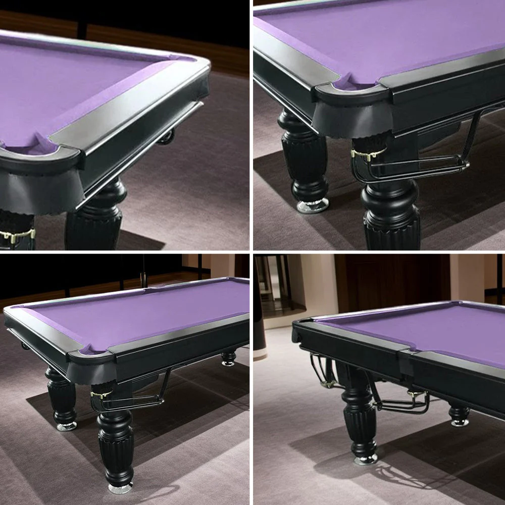 QUESLA 7FT Pool Table 2025 Model - Classic Slate Design Upgraded with Reinforced Legs & Pro Ball Nets - Professional Billiard Table, Solid Timber Black Frame - Image 13
