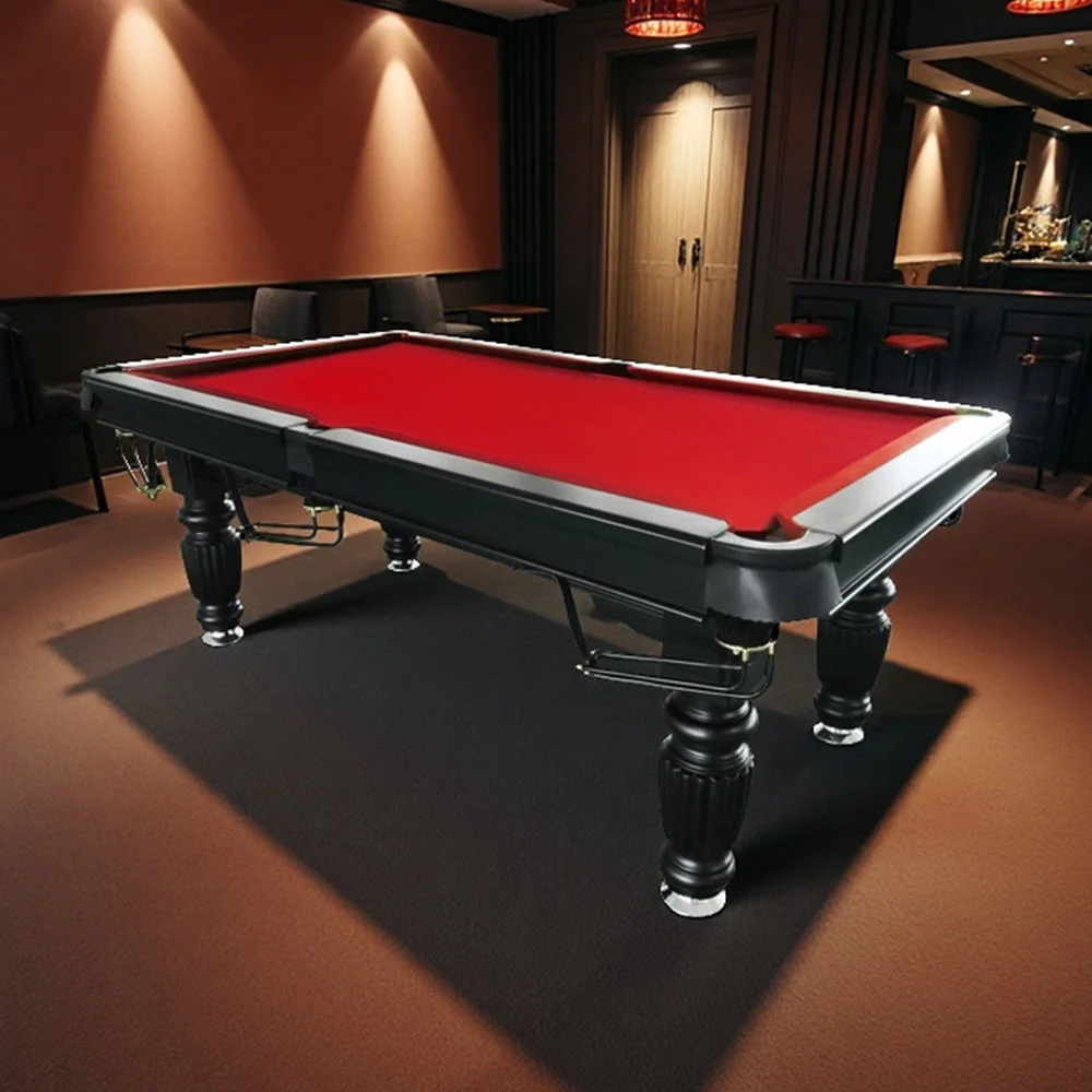QUESLA 7FT Pool Table 2025 Model - Classic Slate Design Upgraded with Reinforced Legs & Pro Ball Nets - Professional Billiard Table, Solid Timber Black Frame - Image 25